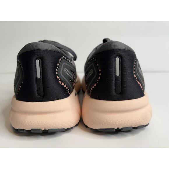 Brooks Ghost 14 Womens 7 B Black Pink Cushion Neutral Running Shoes 1203561B026 - Picture 9 of 16